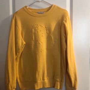 Yellow Pusheen pull-over sweater